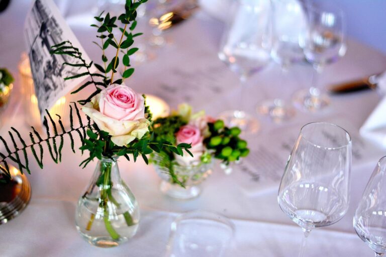 Wedding Table Flowers