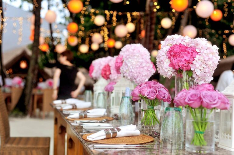 Wedding Table Flowers