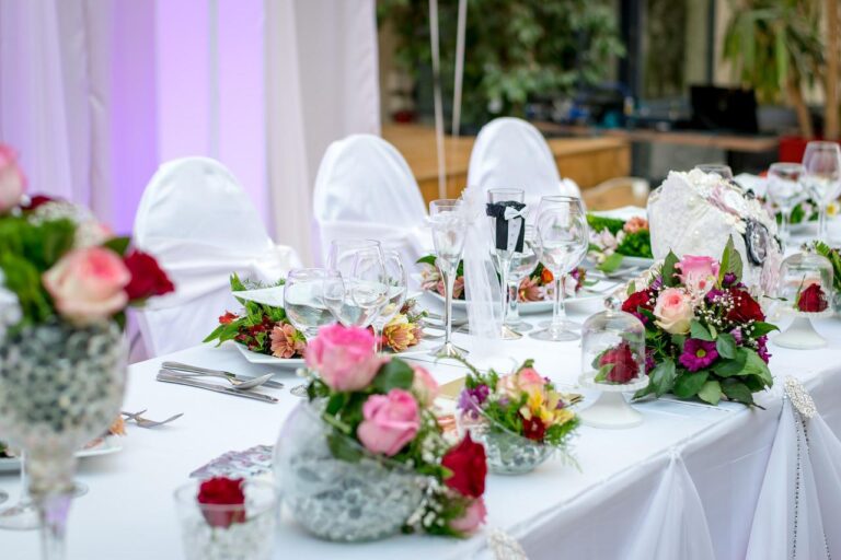 Wedding Table Flowers